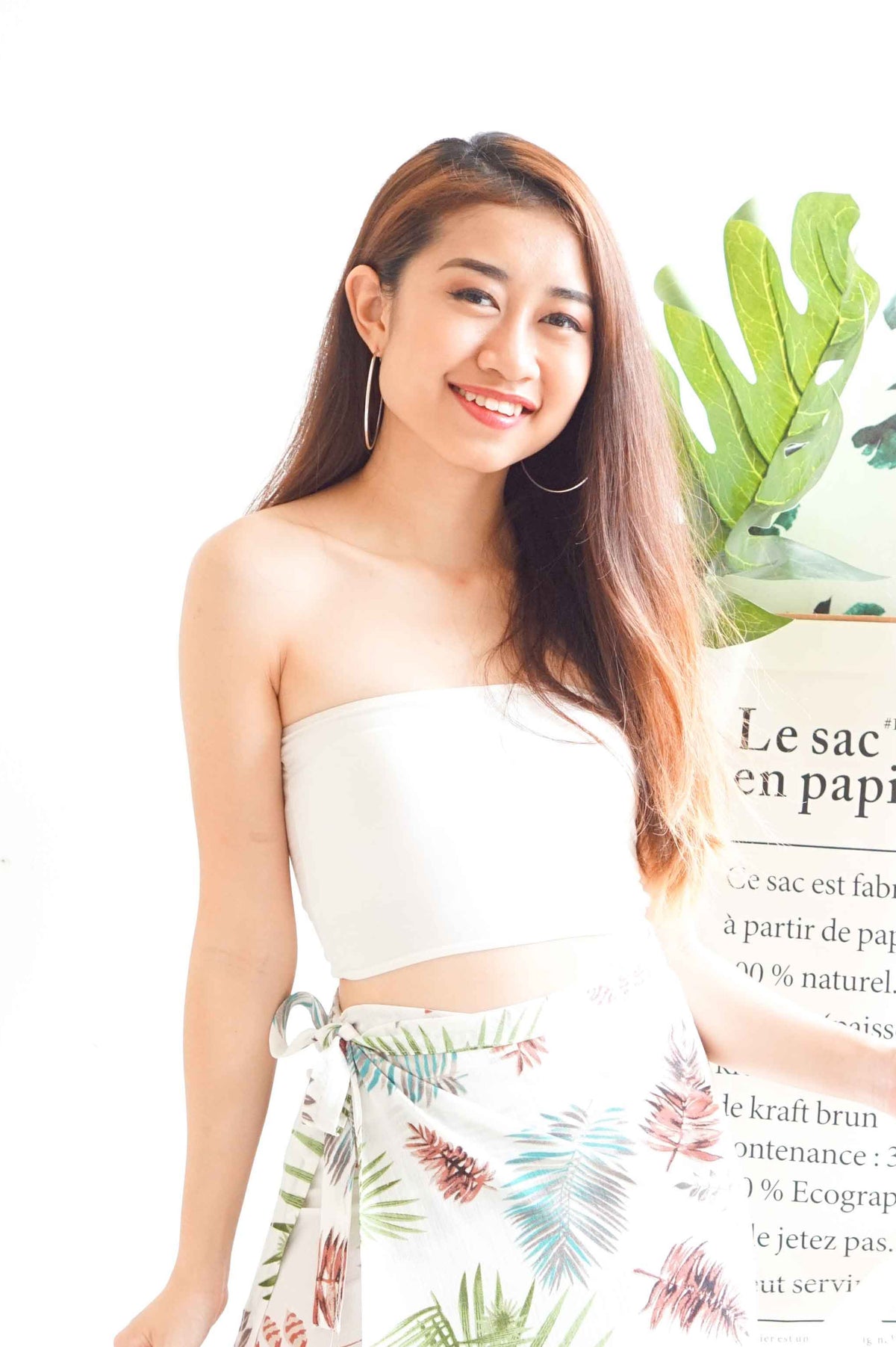 Basic Tube Top in White