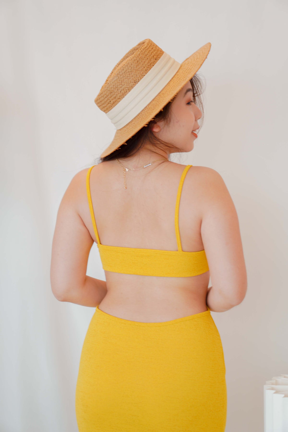 Love Island Maxi Cutout Dress in Yellow