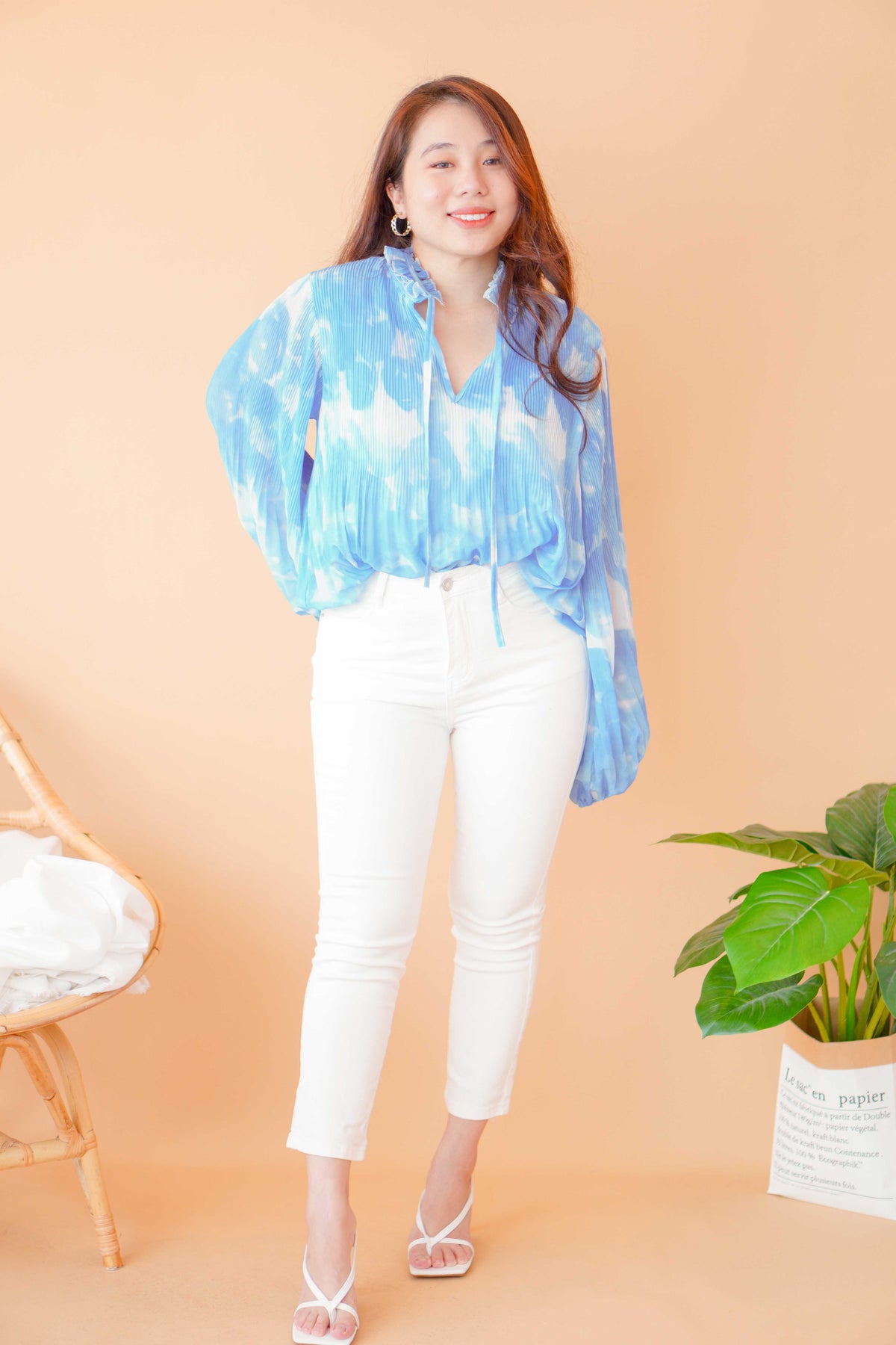 Pure Love Cropped Jeggings in White