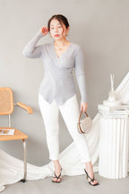 Pure Love Cropped Jeggings in White