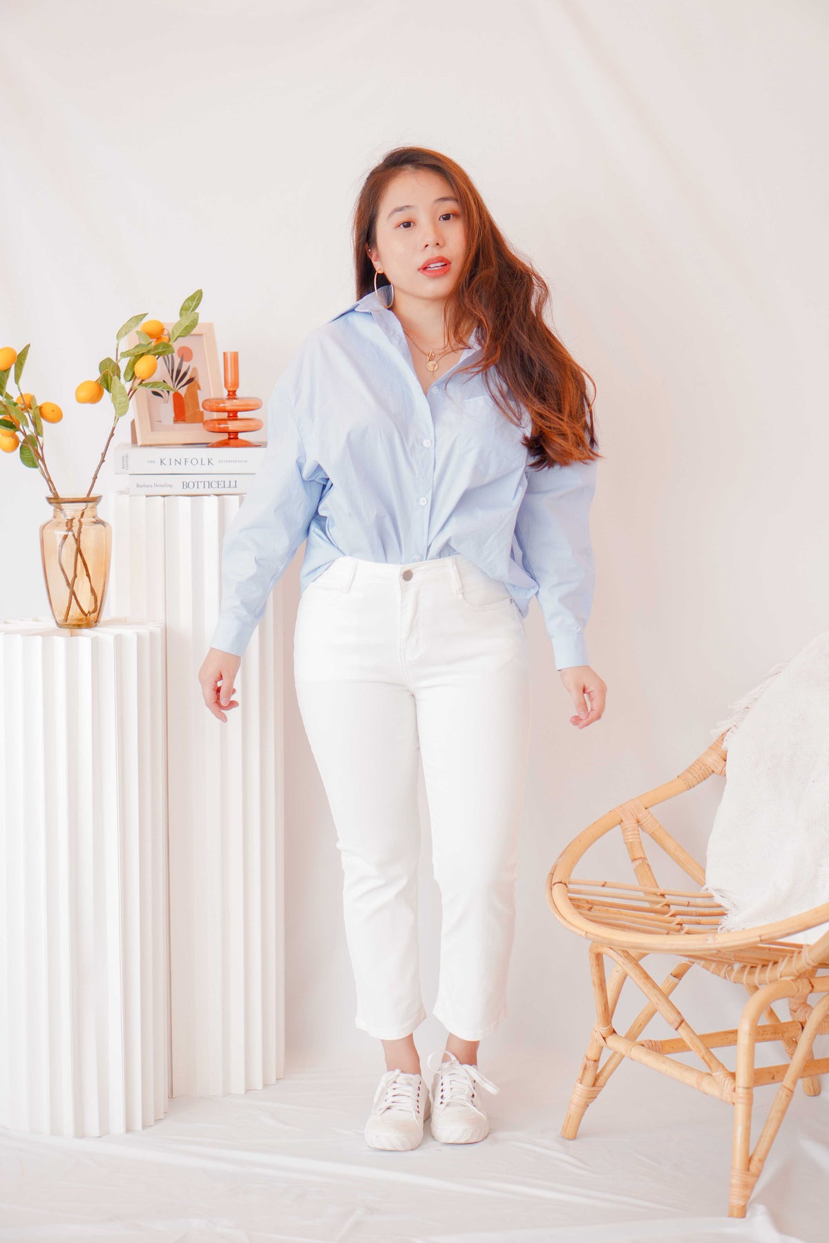 Pure Love Cropped Jeggings in White