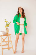 (BACKORDER) Capri Button Down Top in Green