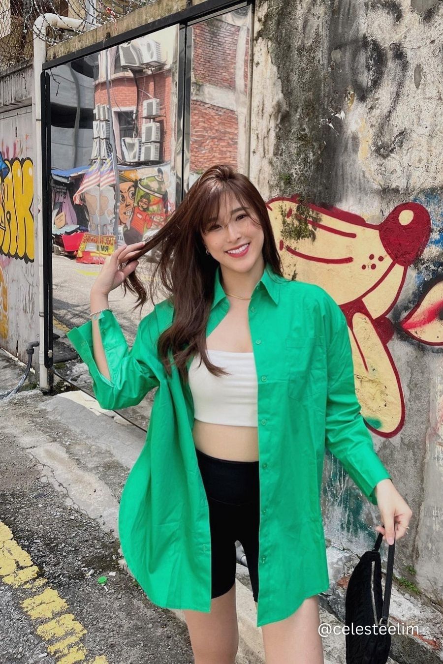 (BACKORDER) Capri Button Down Top in Green