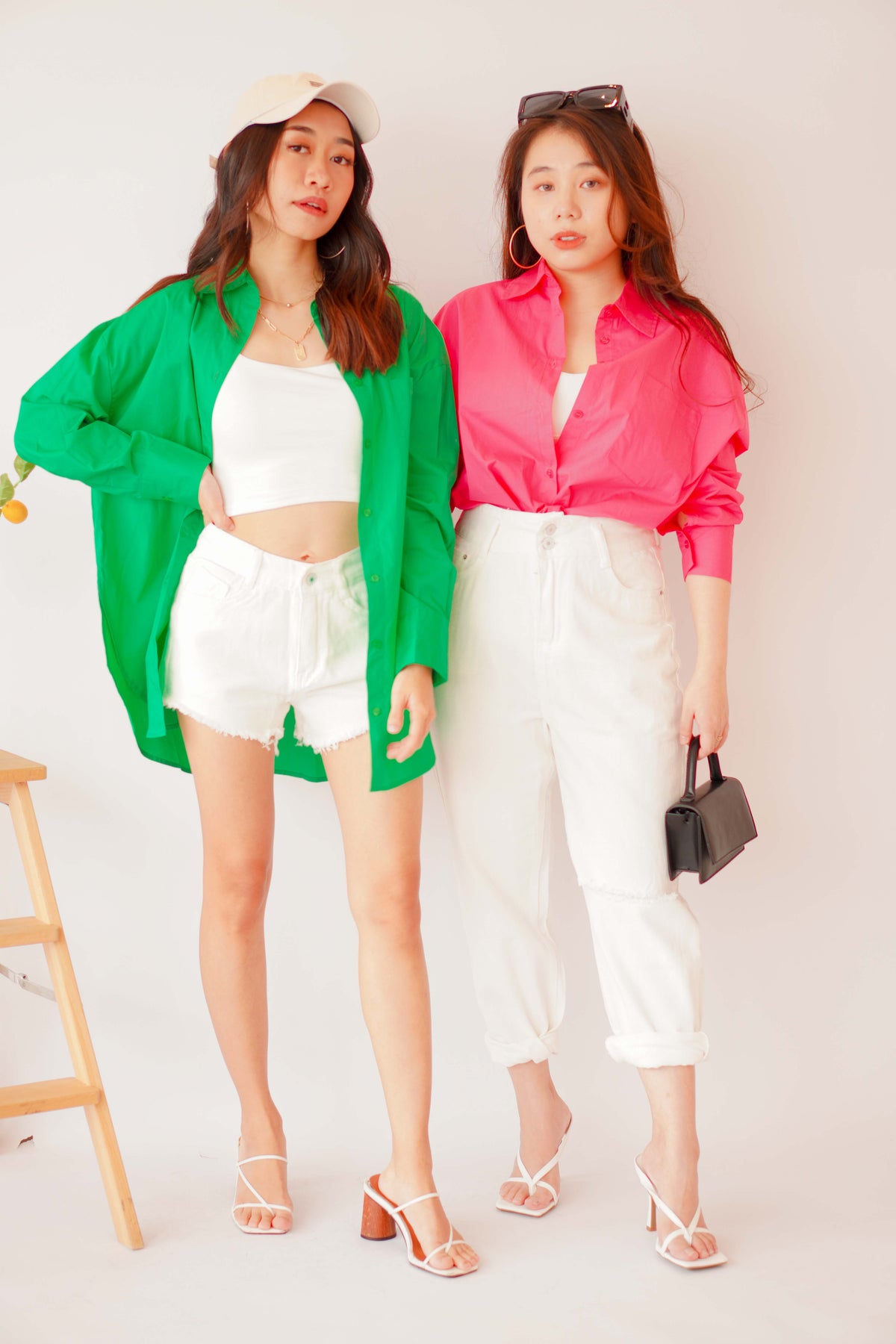 (BACKORDER) Capri Button Down Top in Green