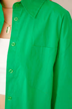 (BACKORDER) Capri Button Down Top in Green