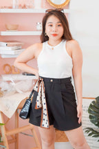 By Far Basic Halter Top in White