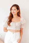 Love Before You Floral Blouse in Cream