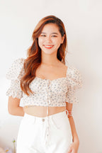 Love Before You Floral Blouse in Cream