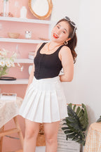 Supersonic Tennis Skirt in White