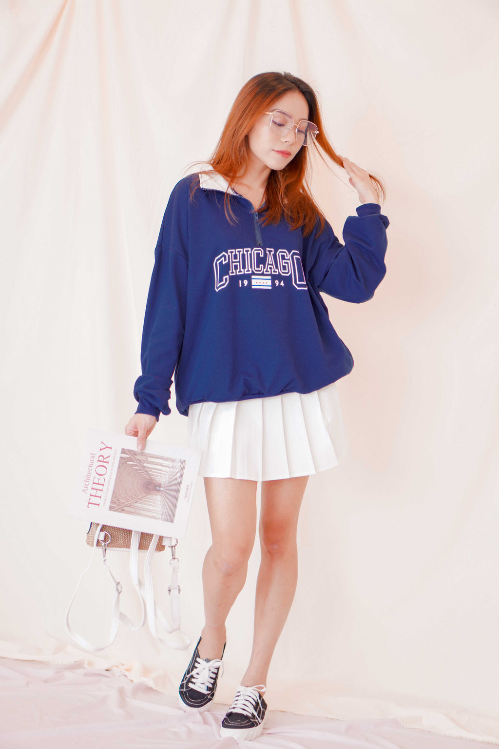 Supersonic Tennis Skirt in White