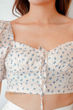 Love Before You Floral Blouse in Cream