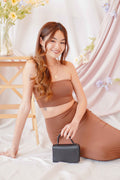 Love Disclosure Tube 2 Piece Set in Brown