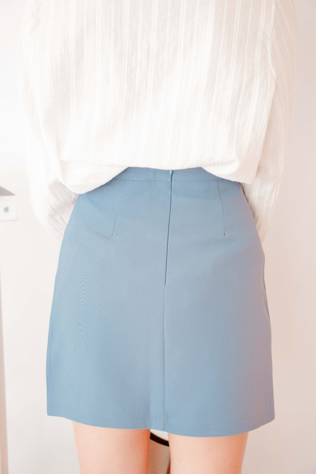 Modest Moment Skirt in Blue
