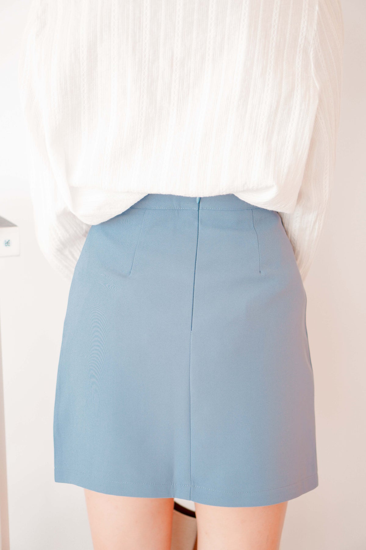 Modest Moment Skirt in Blue
