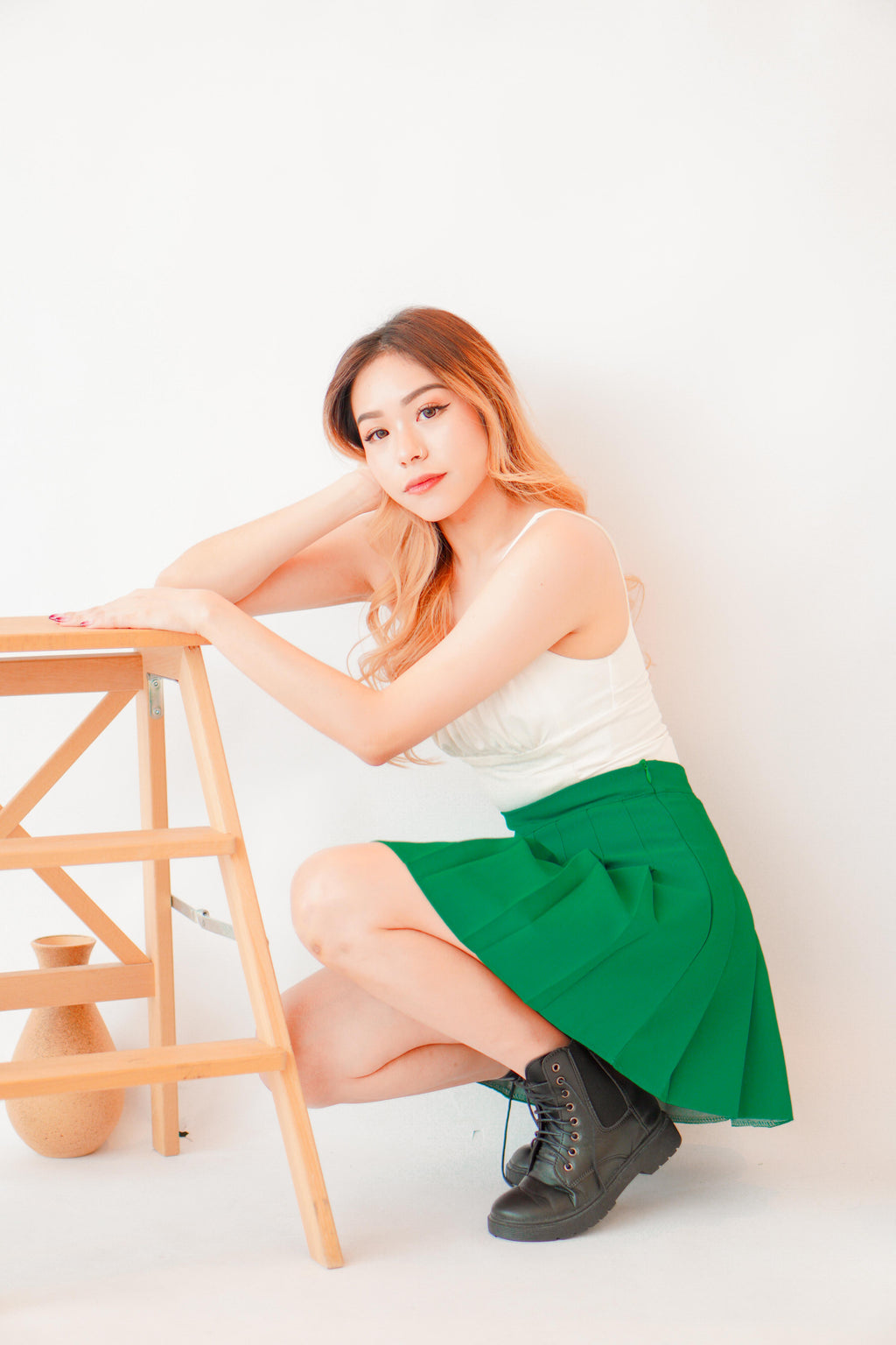 Ace It Tennis Skirt in Green