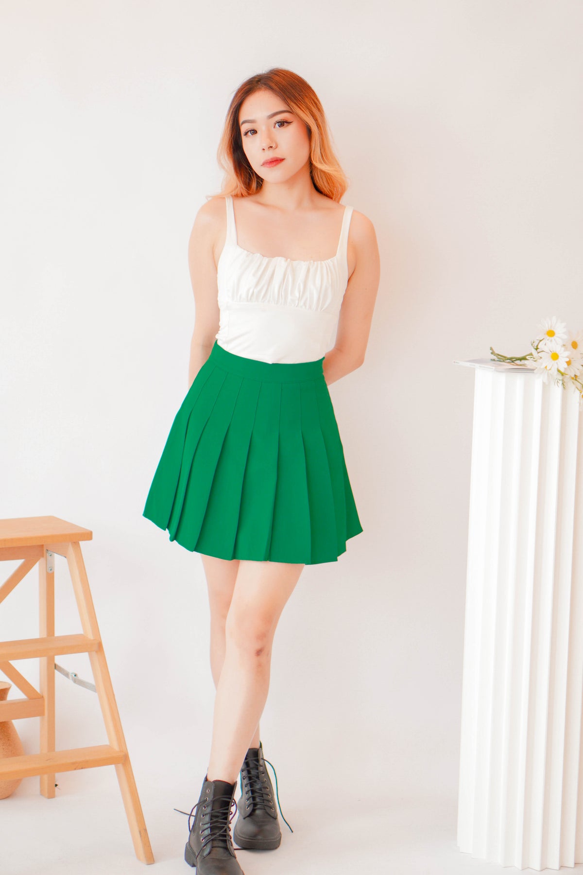 Ace It Tennis Skirt in Green