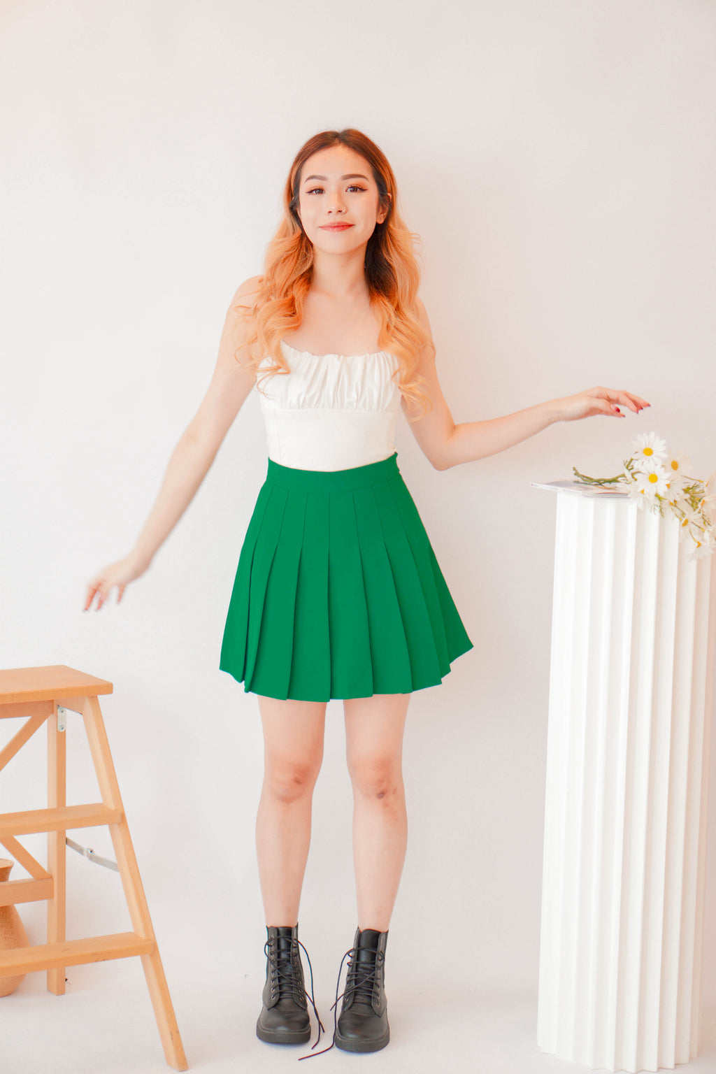 Ace It Tennis Skirt in Green