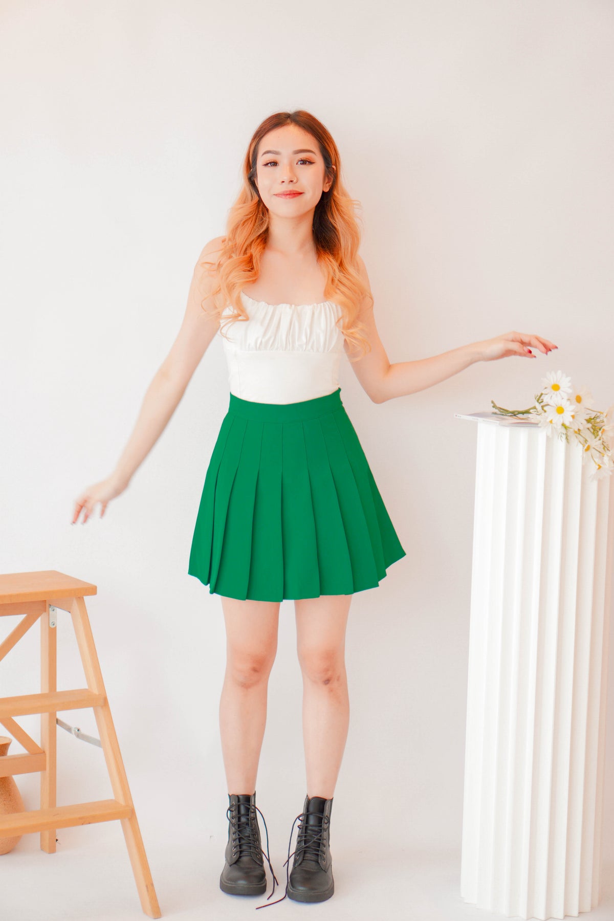 Ace It Tennis Skirt in Green