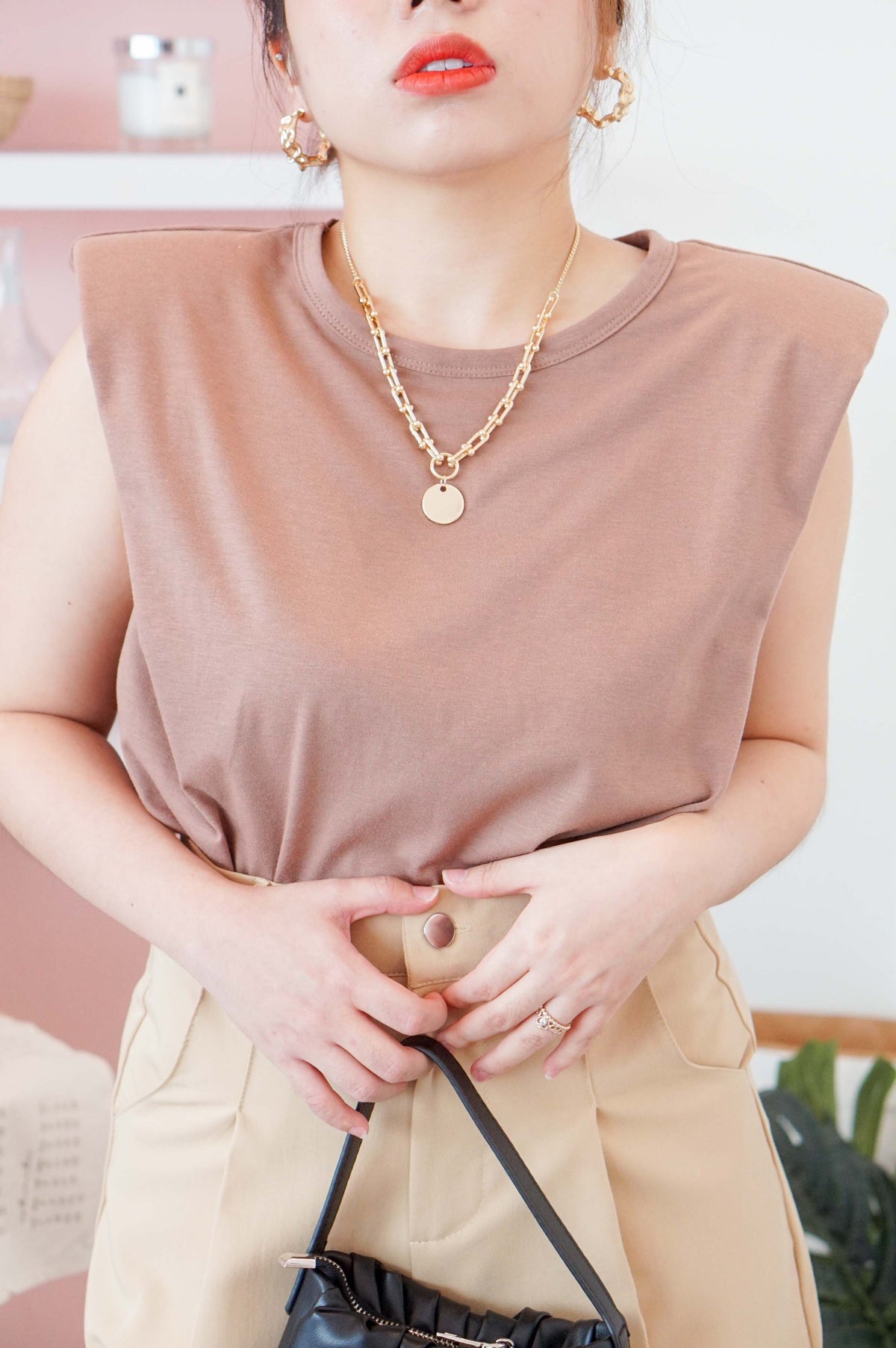 In Control Necklace in Gold