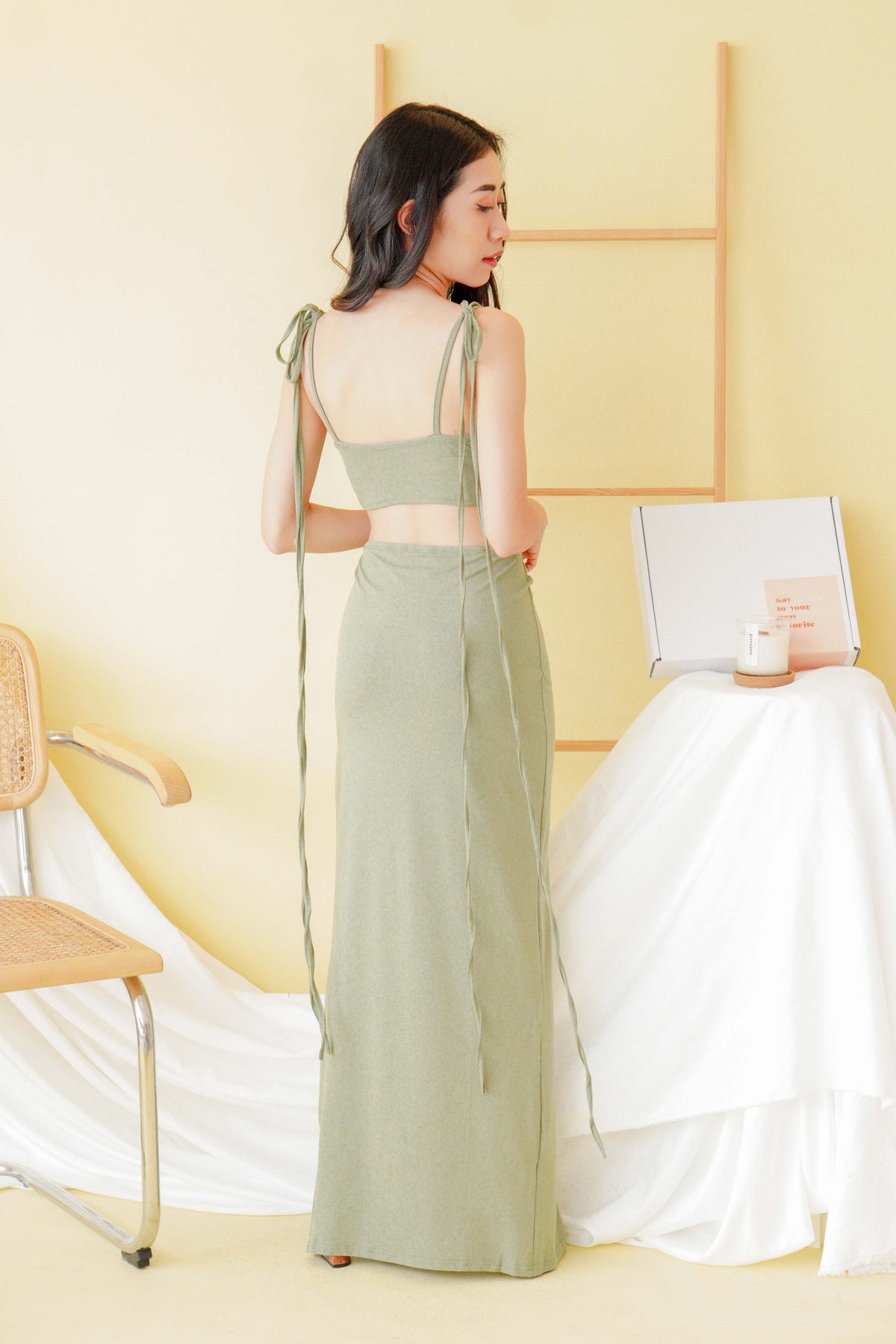 Love Palace 2 Piece Set in Green