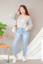(BACKORDER) Cloud Muse Knit Cardigan in Grey