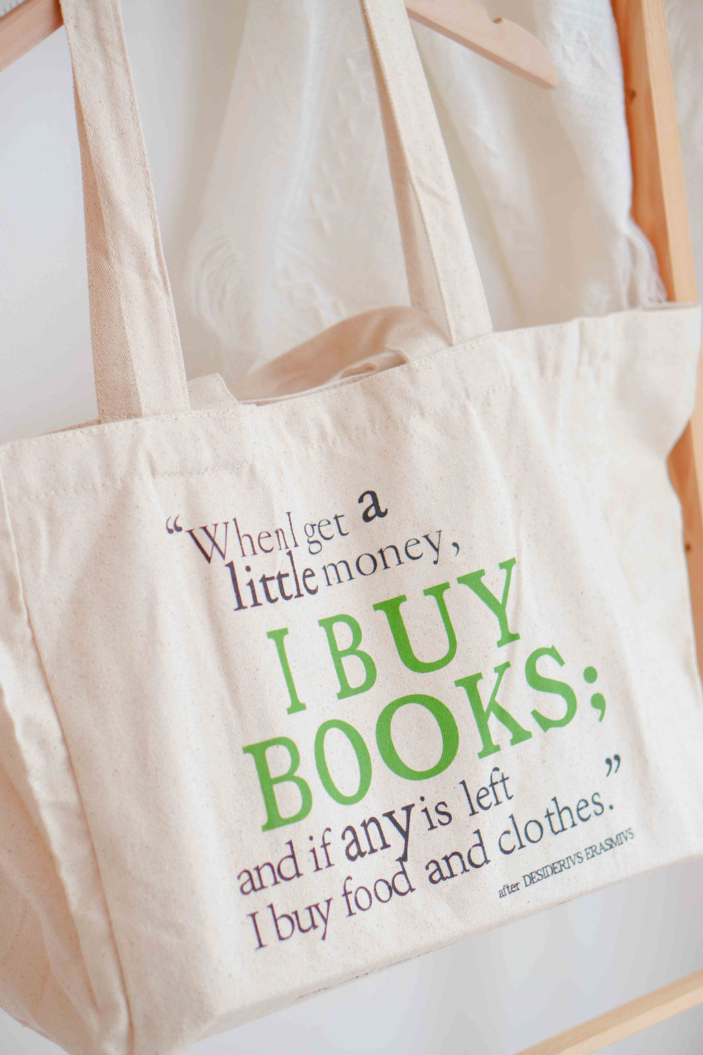 Books Life Canvas Tote Bag