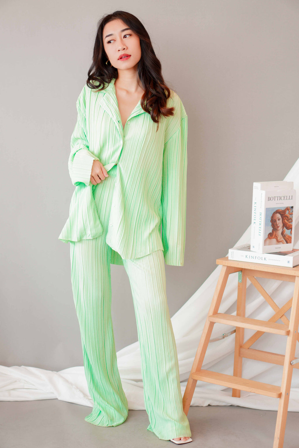 Wispy Feels 2 Piece Set in Green