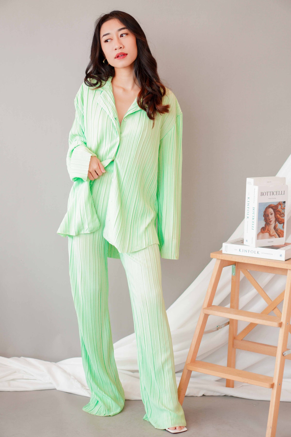 Wispy Feels 2 Piece Set in Green