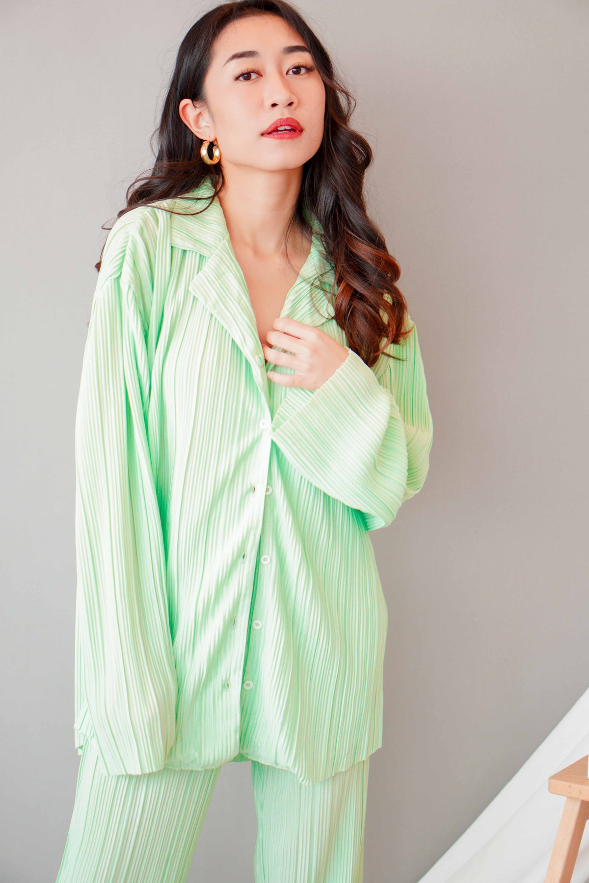 Wispy Feels 2 Piece Set in Green