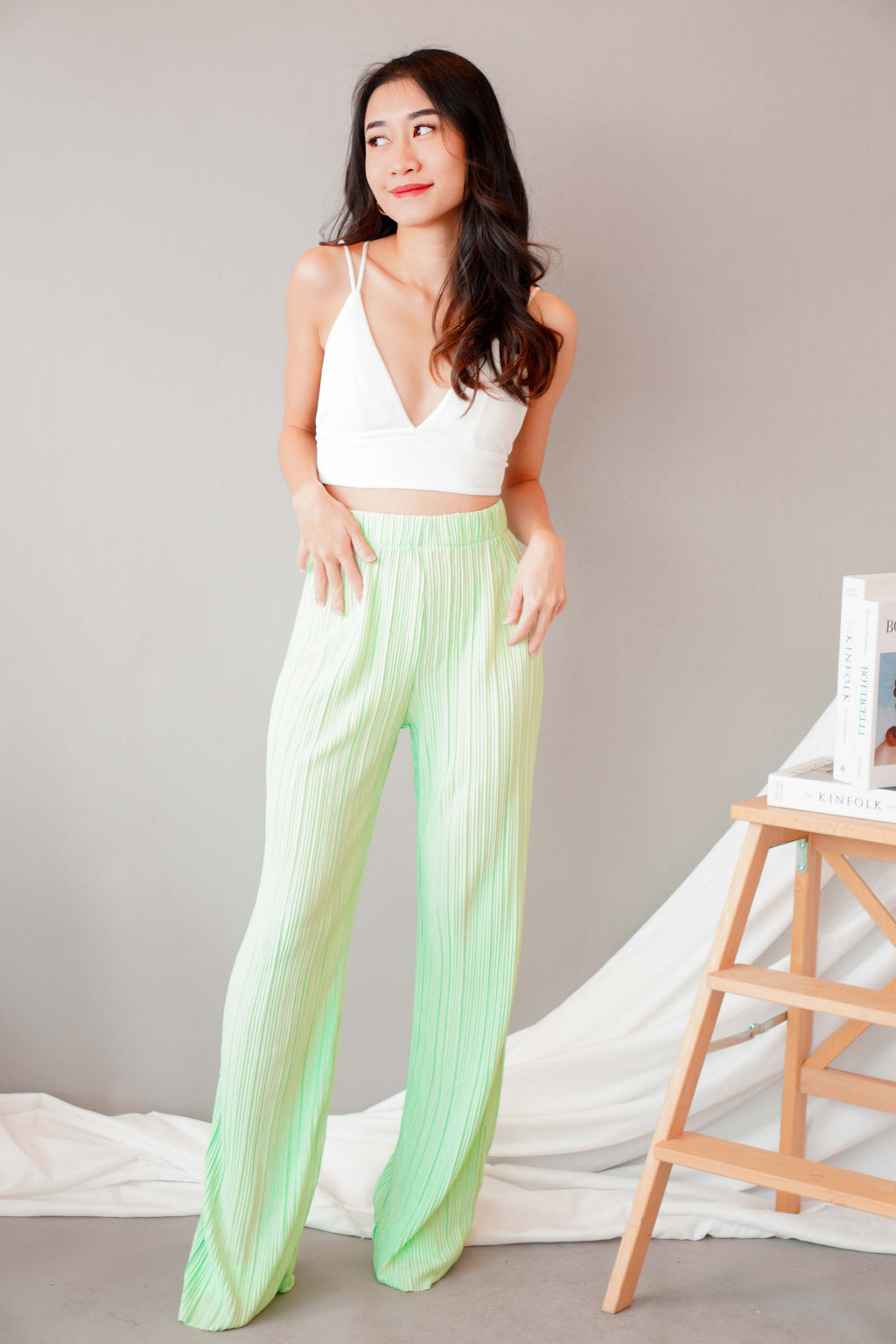 Wispy Feels 2 Piece Set in Green