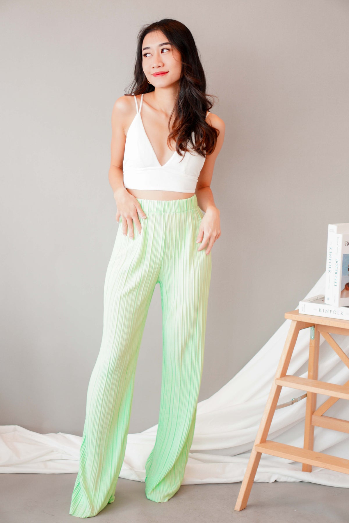 Wispy Feels 2 Piece Set in Green