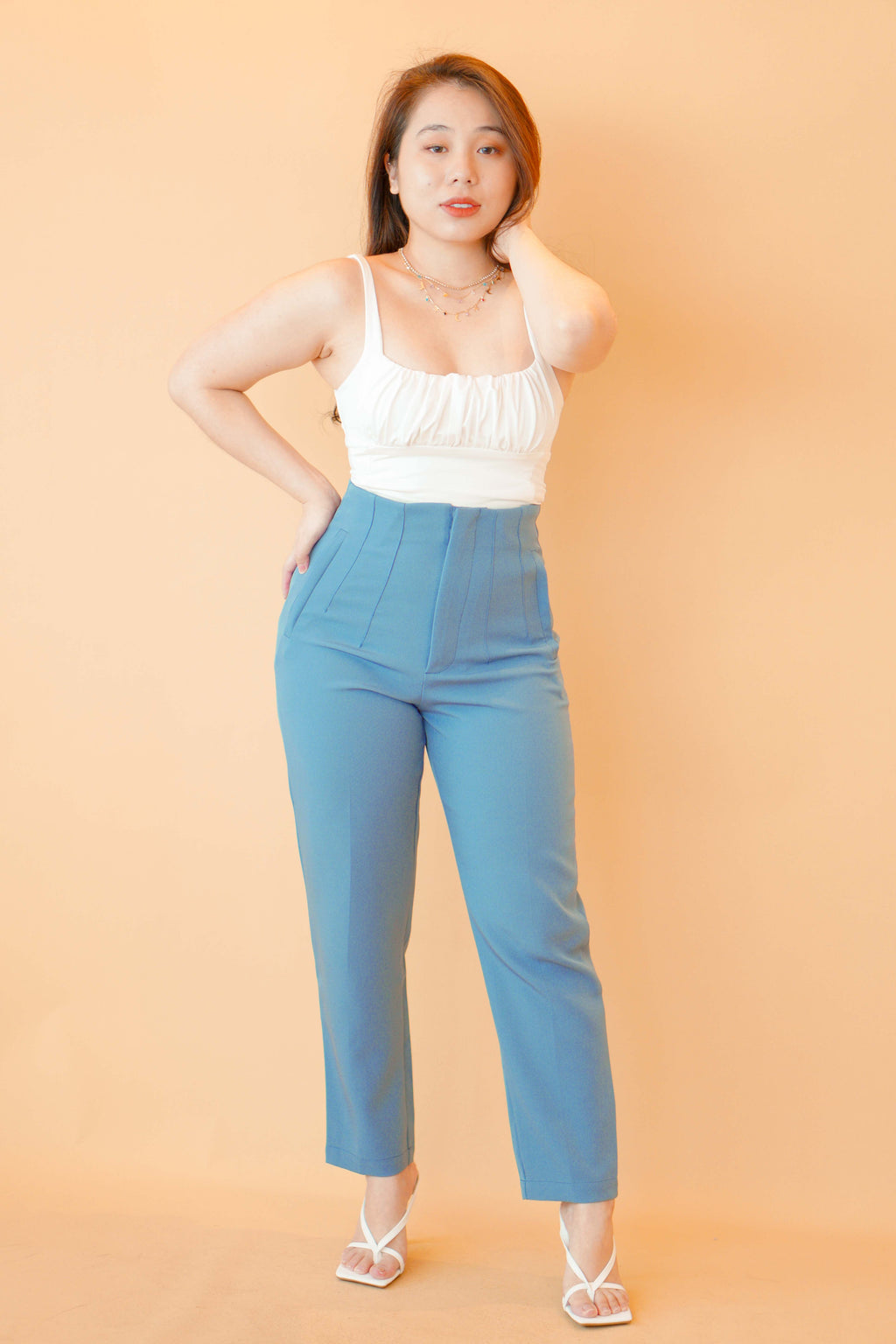 Delphine Pants in Blue