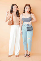 Double Take Pants in White