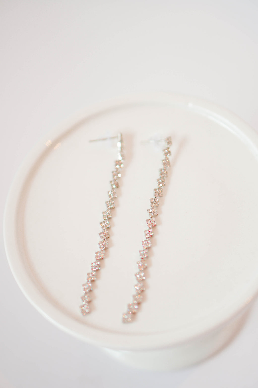 Diamonte Long Earrings