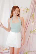 Bora Padded Halter Top in Green