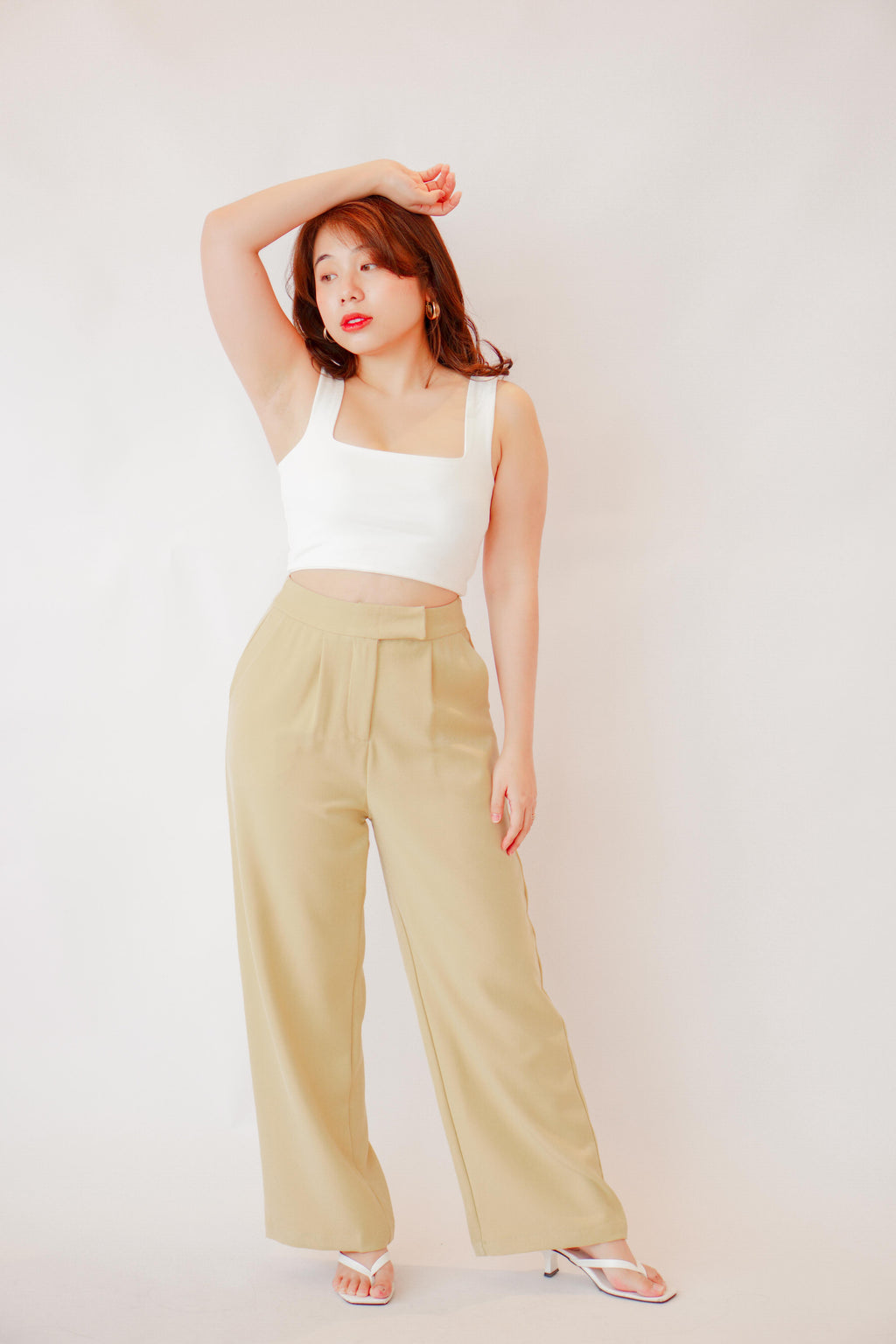Everyday Pants by Bash in Yellow Beige