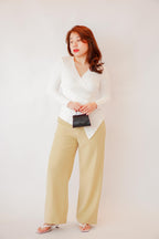 Everyday Pants by Bash in Yellow Beige