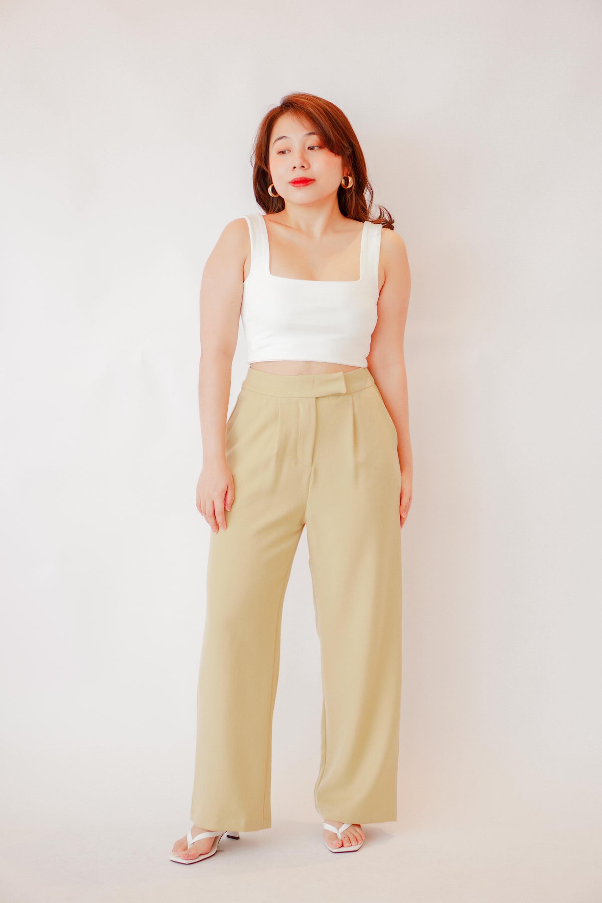 Everyday Pants by Bash in Yellow Beige
