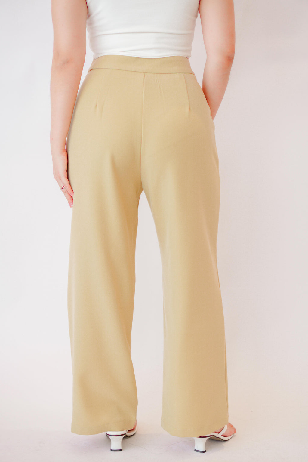Everyday Pants by Bash in Yellow Beige