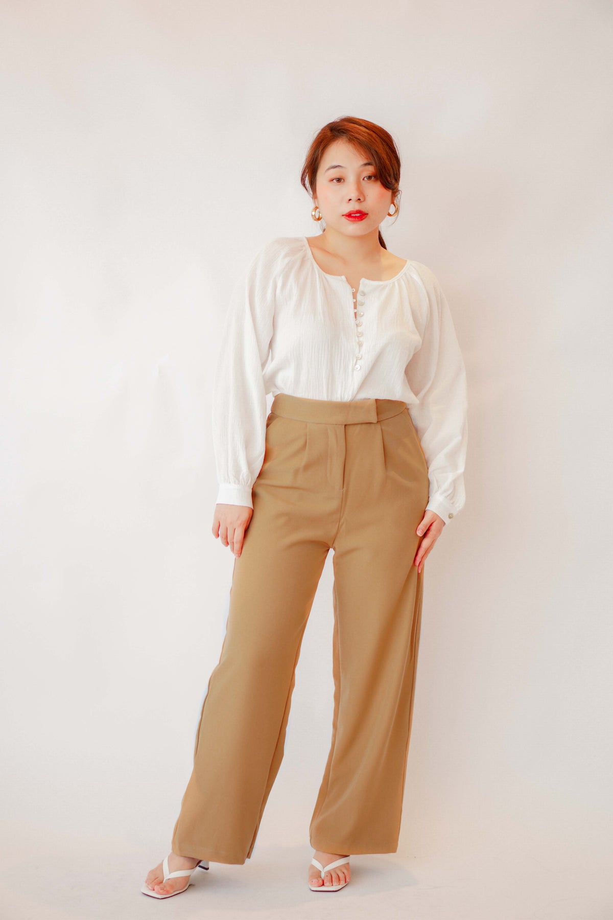 Everyday Pants by Bash in Khaki
