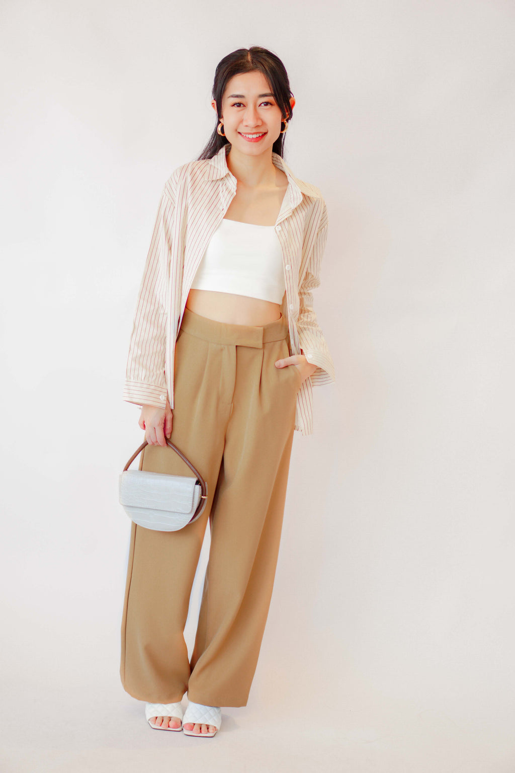 Everyday Pants by Bash in Khaki