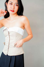 Porter Tube Top in Beige