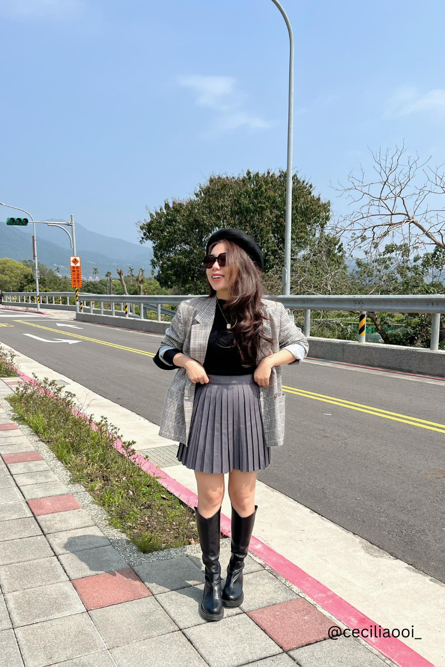 Bren High Neck Long Sleeve Top in Black