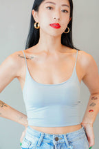 Myla Padded Camisole Top in Blue