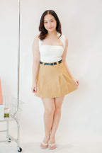 Sloane Pleated Mini Skirt