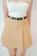 Sloane Pleated Mini Skirt