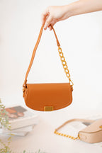 Quin 2-Way Saddle Bag in Brown