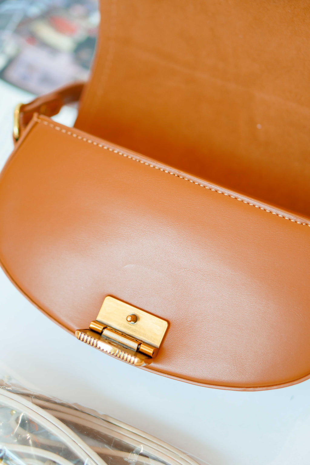 Quin 2-Way Saddle Bag in Brown