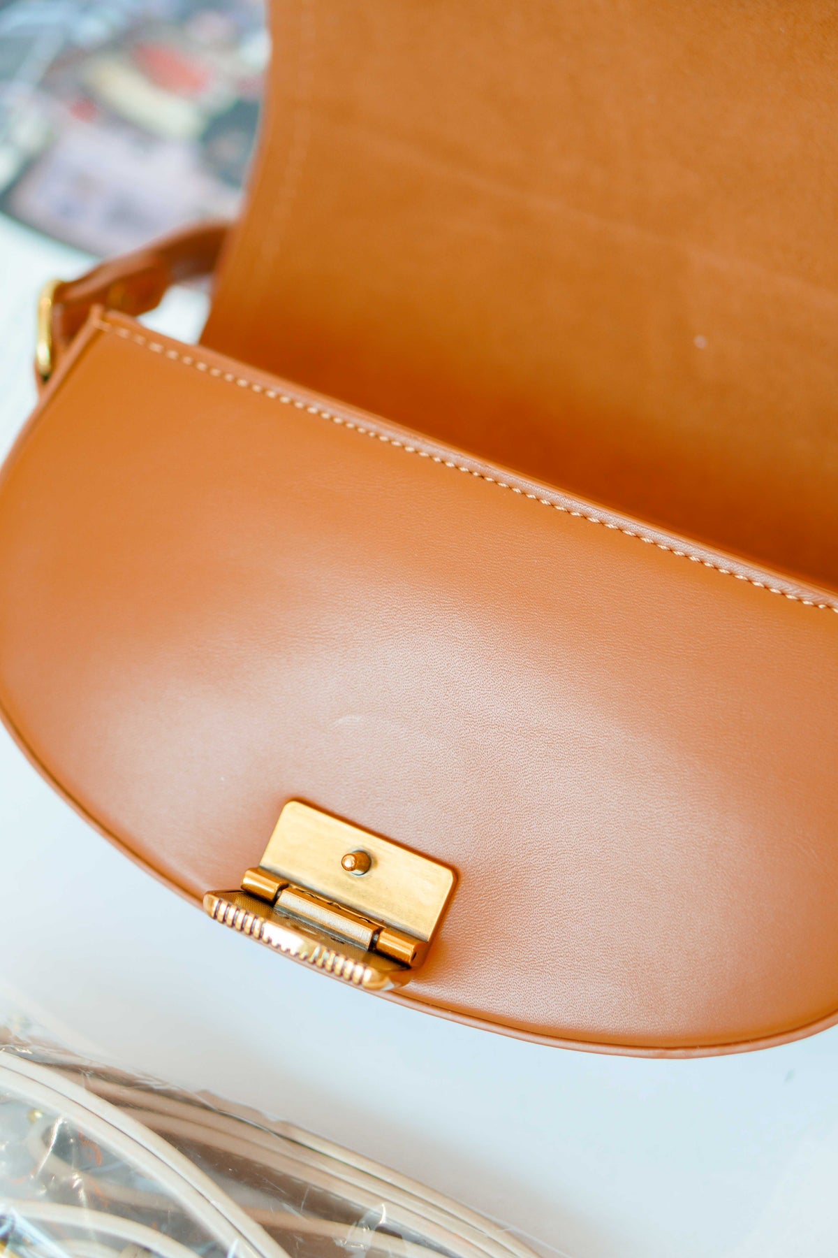Quin 2-Way Saddle Bag in Brown