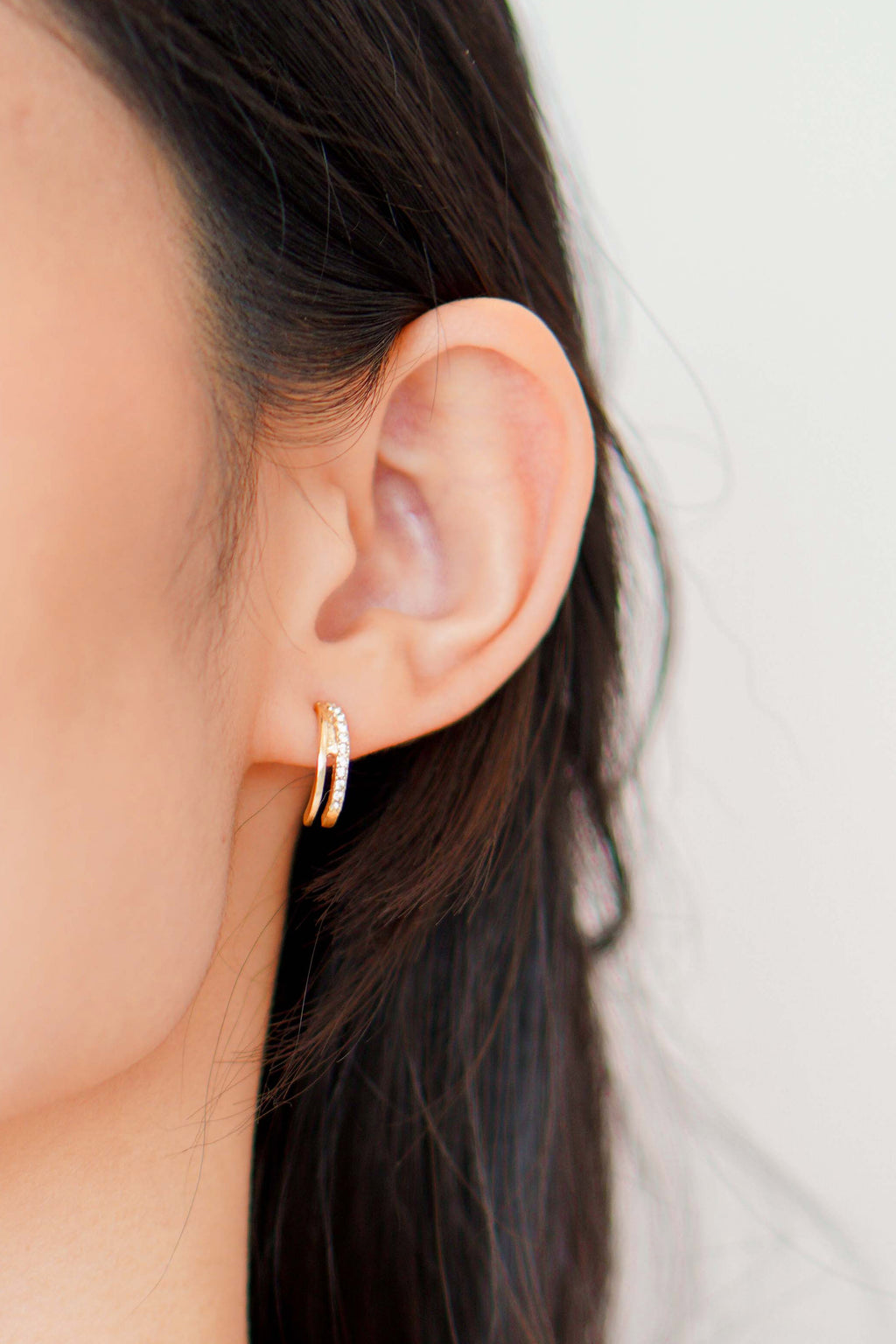 Adara Mini Earrings in Gold